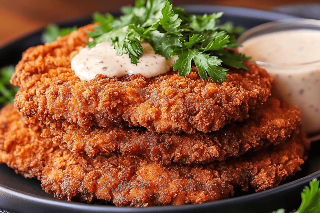 Air Fryer Chicken Fried Steak Recipe 