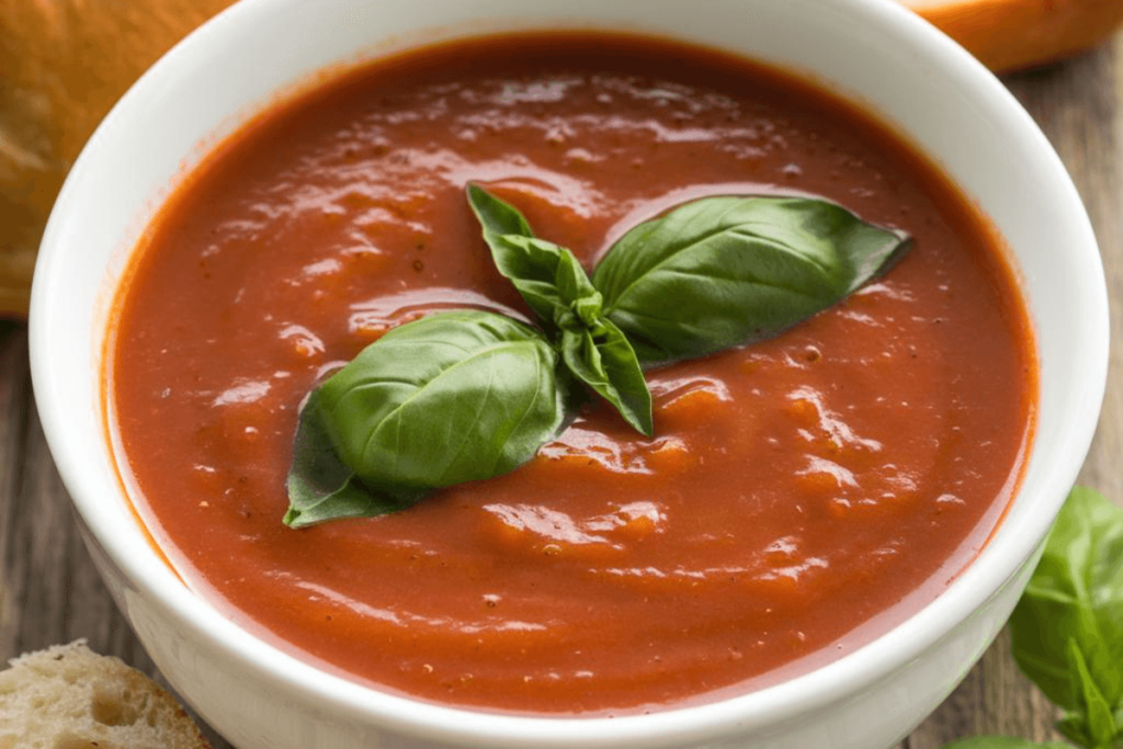 How Many Calories Are in Creamy Tomato Basil Soup