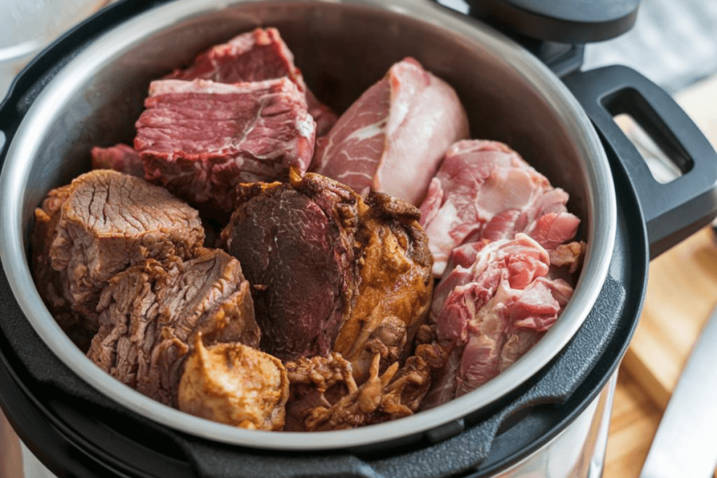 Is pork better in slow cooker or pressure cooker 