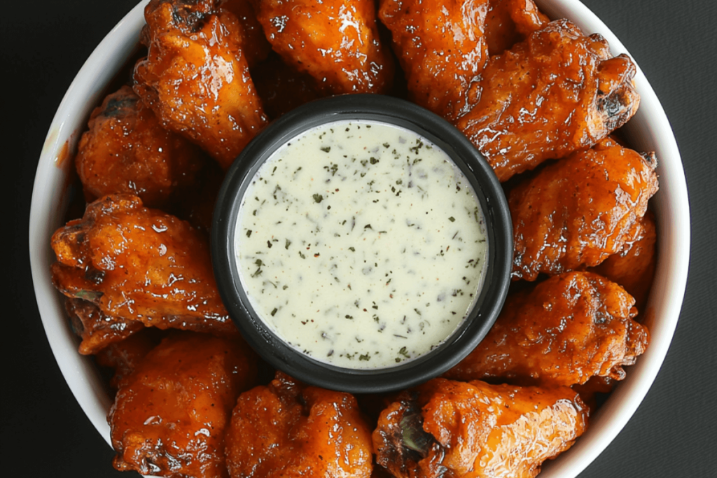 What is in Buffalo Wild Wings Parmesan Garlic Sauce