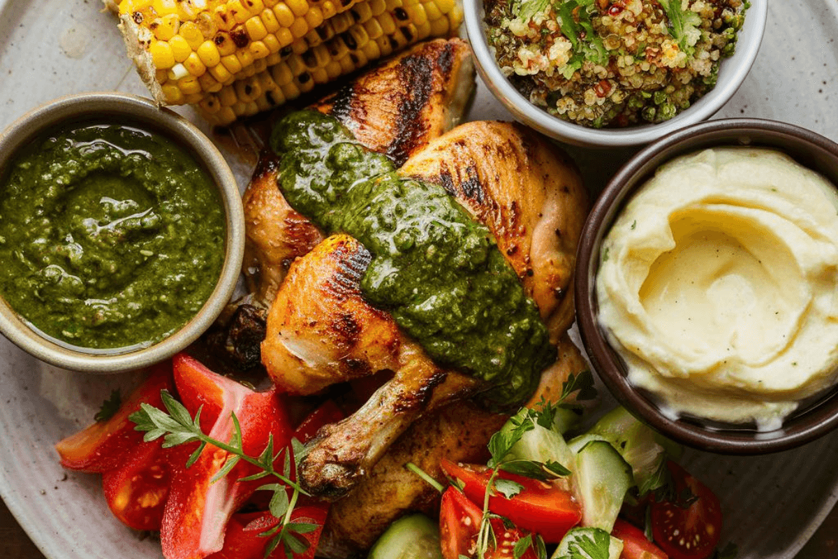 What sides go well with grilled chicken?