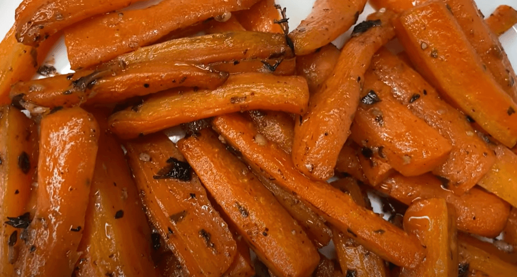 brown butter garlic honey roasted carrots