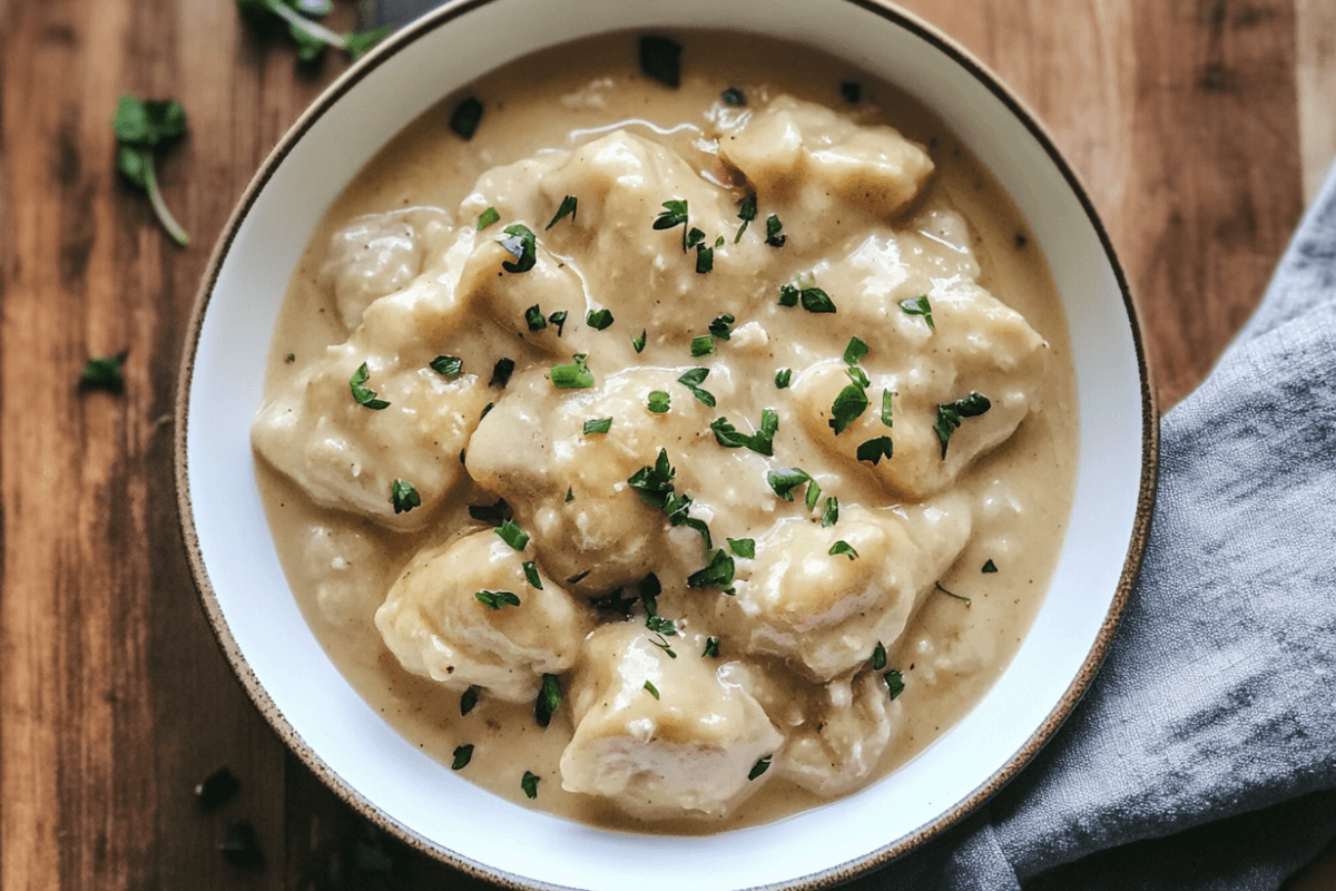 old fashioned chicken and dumplings