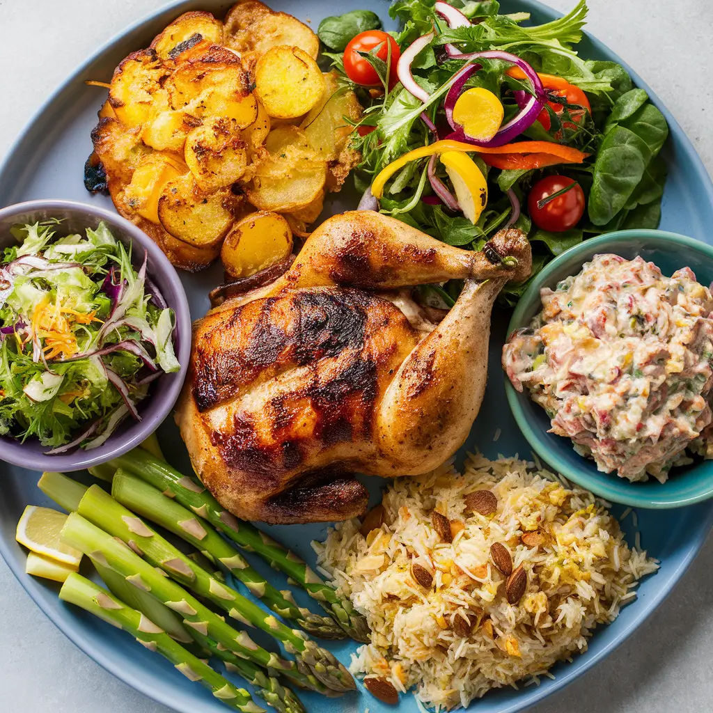 What sides go well with grilled chicken?