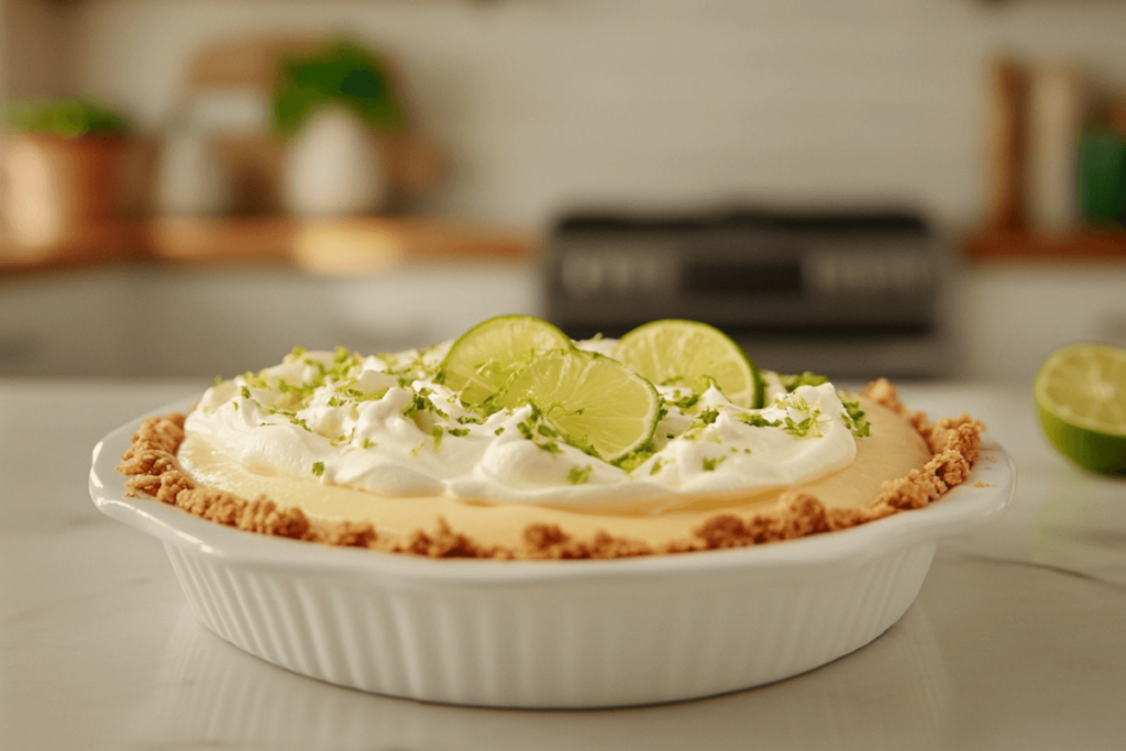 Can I substitute regular lime juice for key lime in a pie