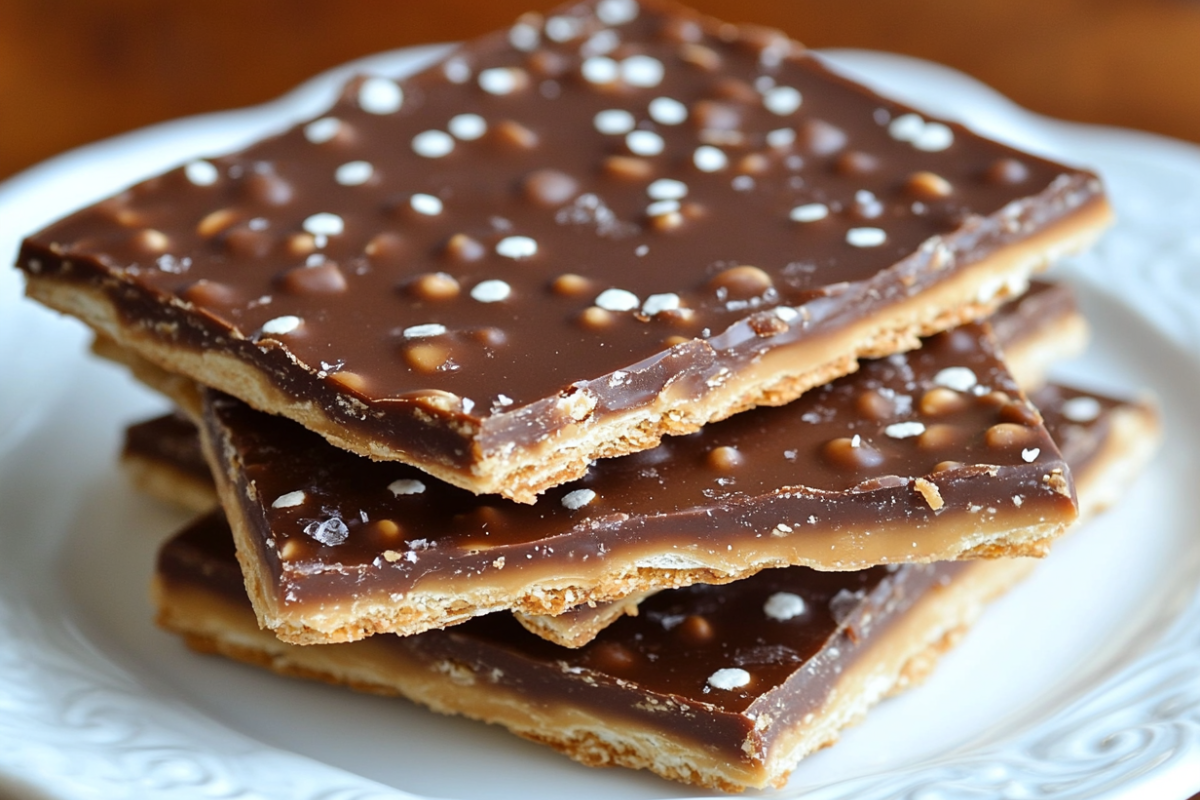 How do you make toffee with saltine crackers