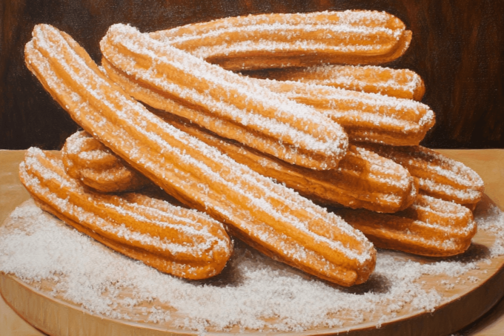 Is churro dough the same as a donut