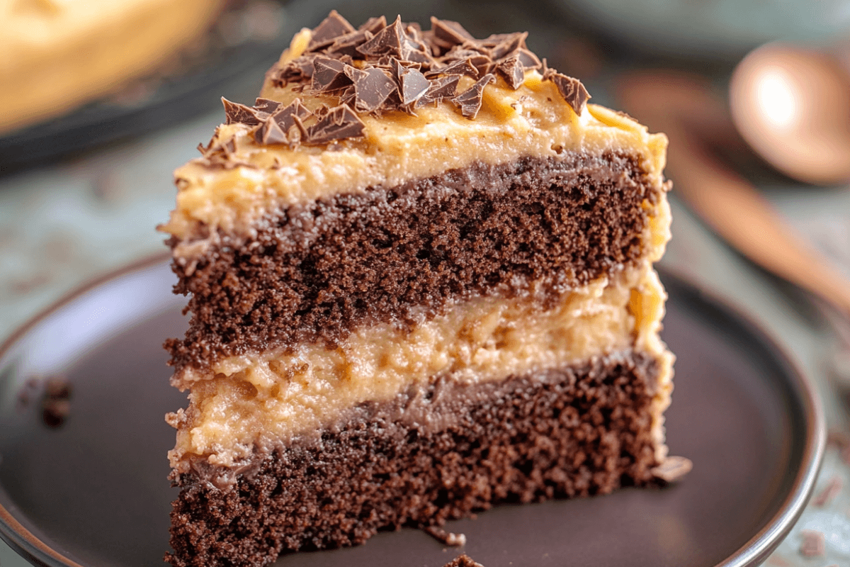 What is the difference between devils food cake and German chocolate cake