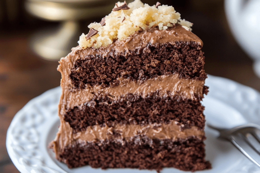 What is the difference between devils food cake and German chocolate cake