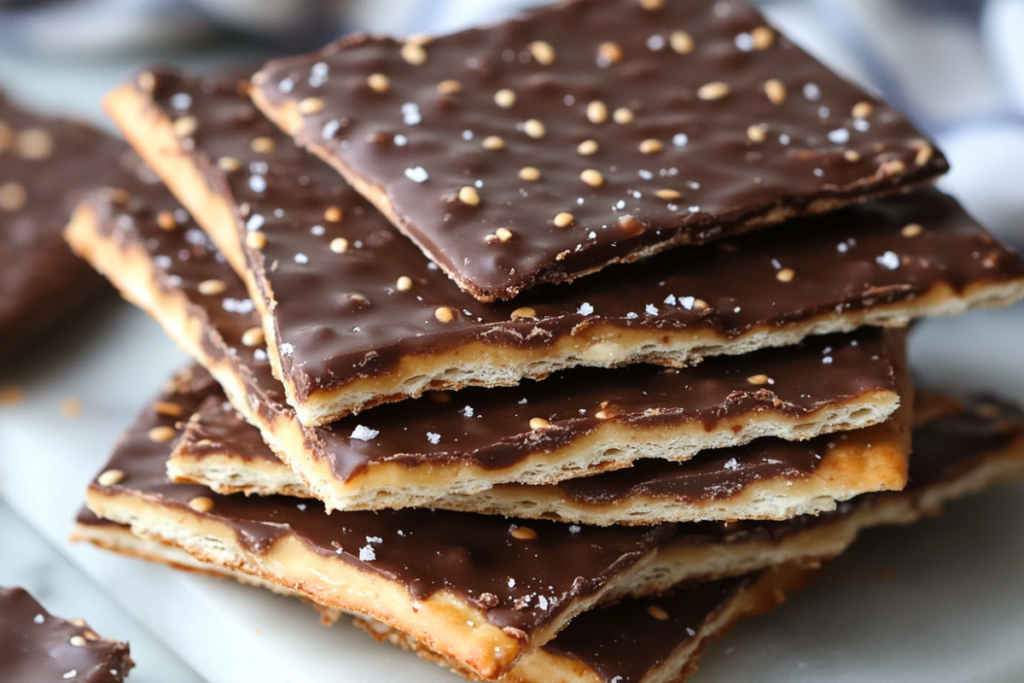 What is the history of saltine toffee