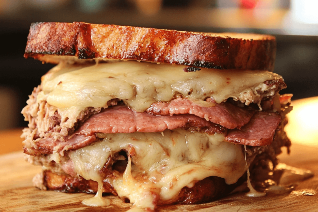 What's the difference between a Reuben and a Rachel sandwich?