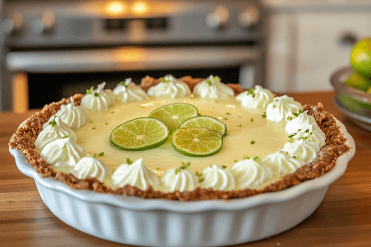 Difference between key lime pie and lime pie