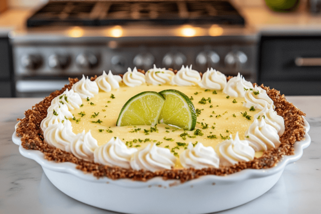 What's the difference between a key lime pie and a lime pie 