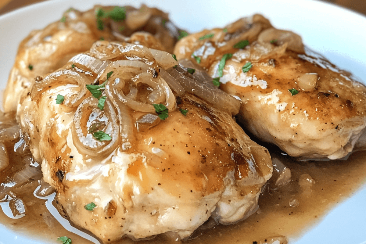 crockpot french onion chicken