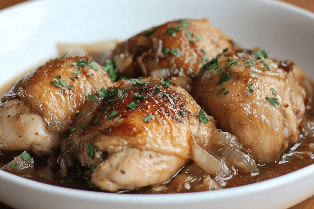 crockpot french onion chicken