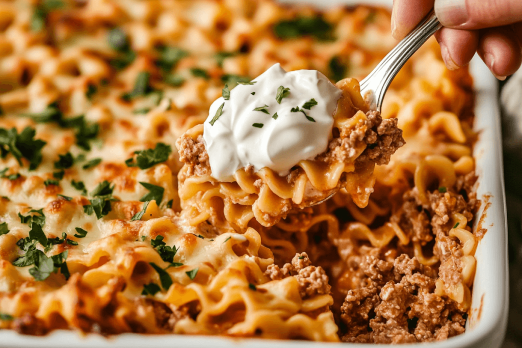 noodle bake with sour cream