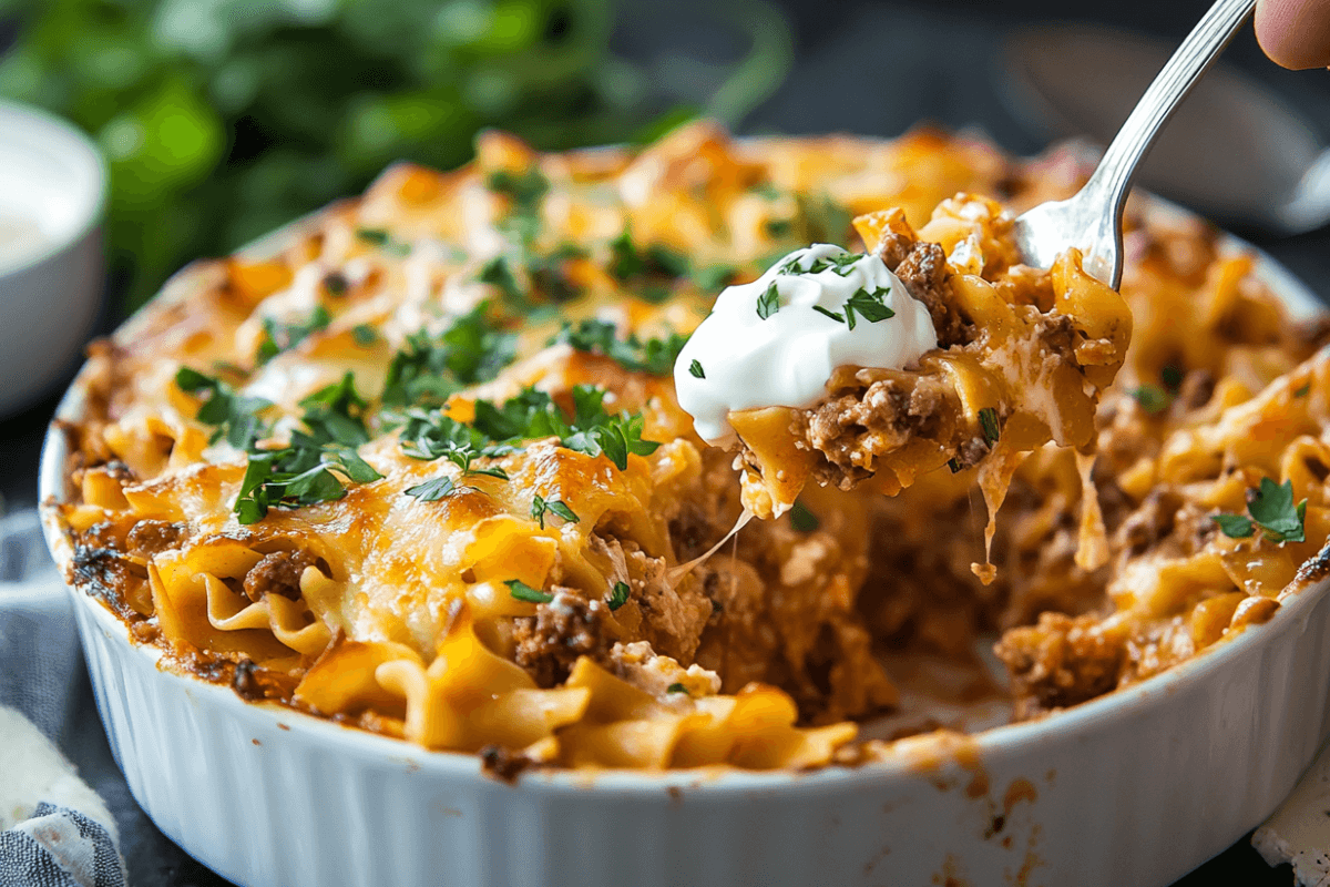 noodle bake with sour cream