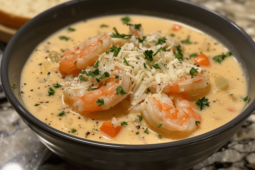 Crab and Shrimp Seafood Bisque 