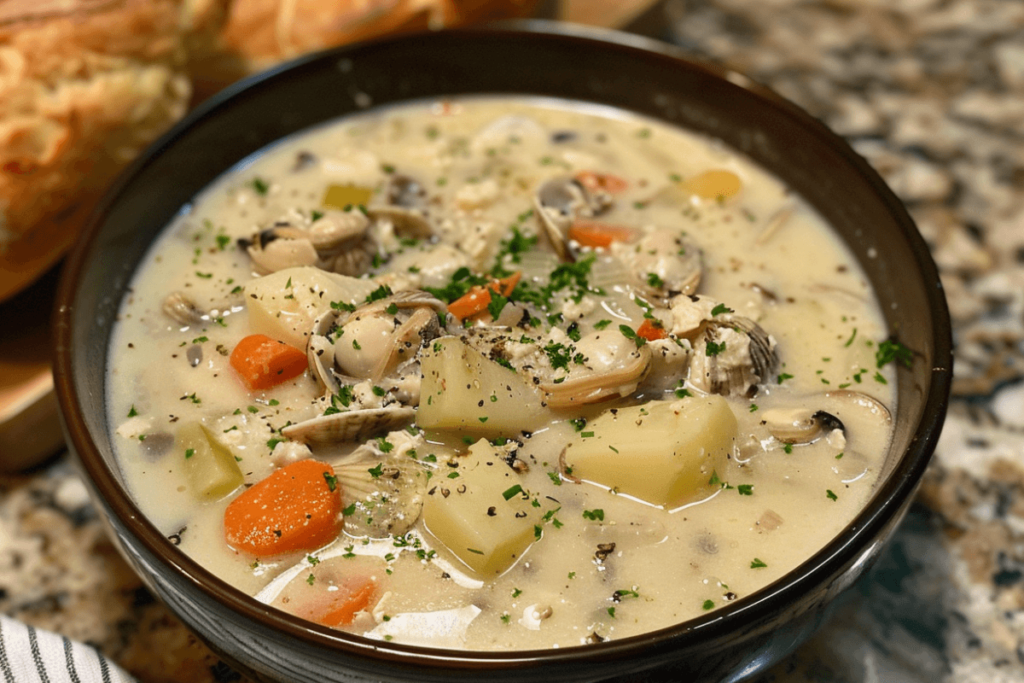 What is the best thickener for clam chowder