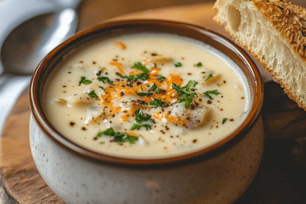 What is the correct way to cool 5 gallons of clam chowder