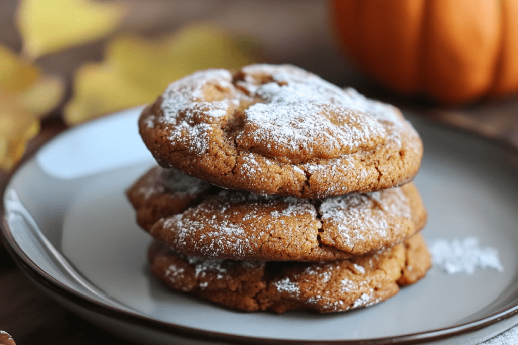 brown butter maple pumpkin cookies