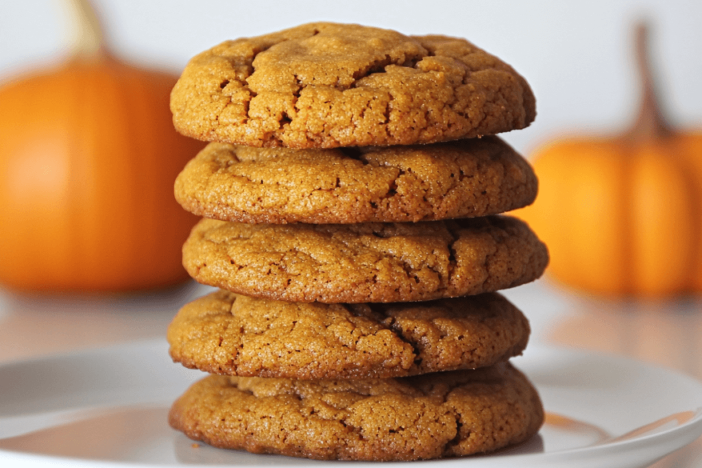 brown butter maple pumpkin cookies