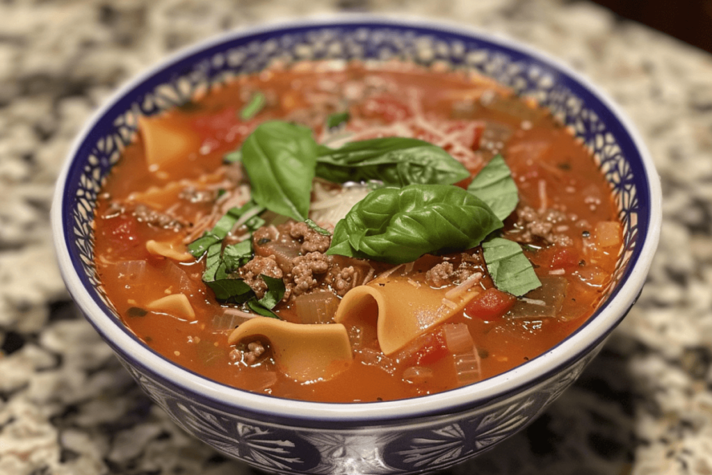 crockpot lasagna soup