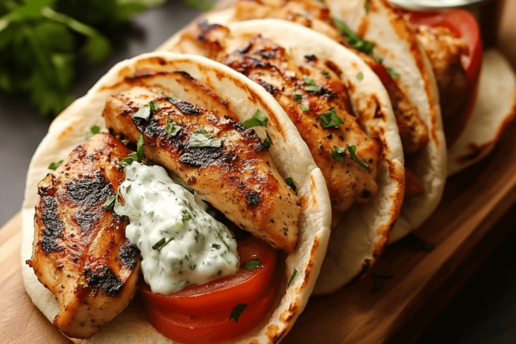 greek chicken gyro recipe