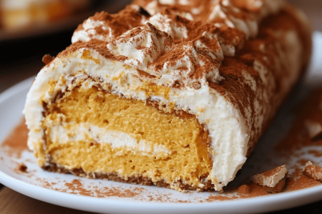 pumpkin cheesecake roll 