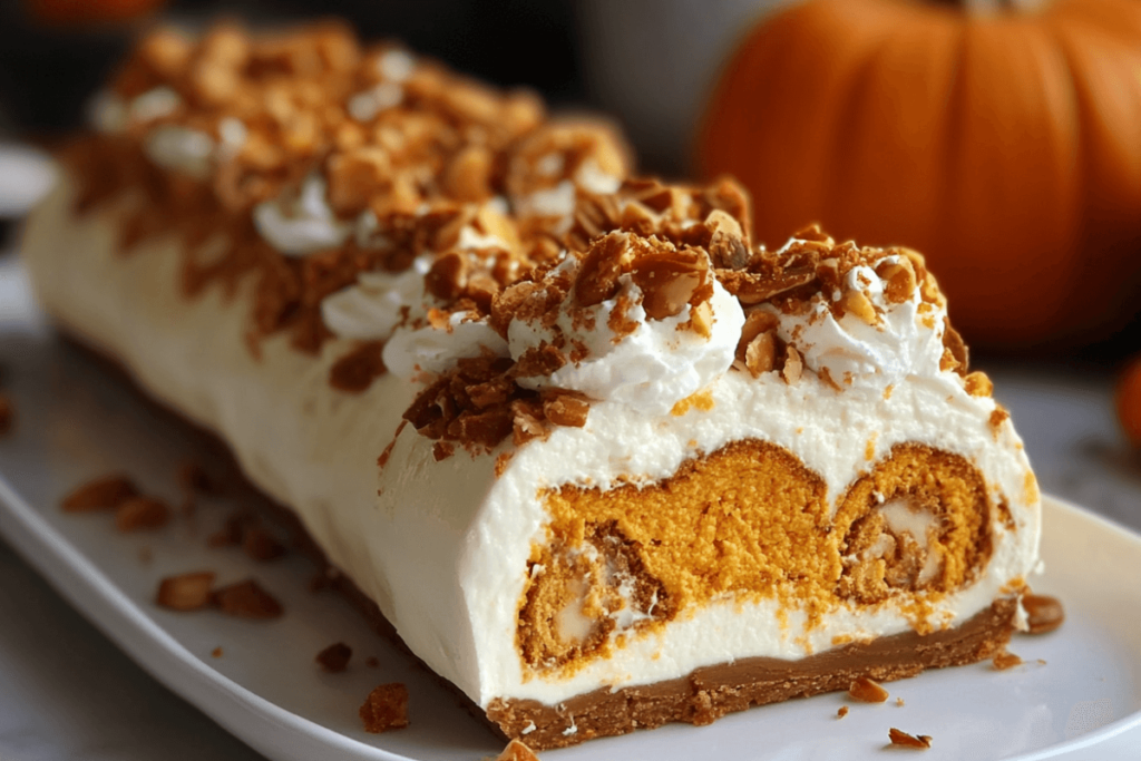 pumpkin cheesecake roll 