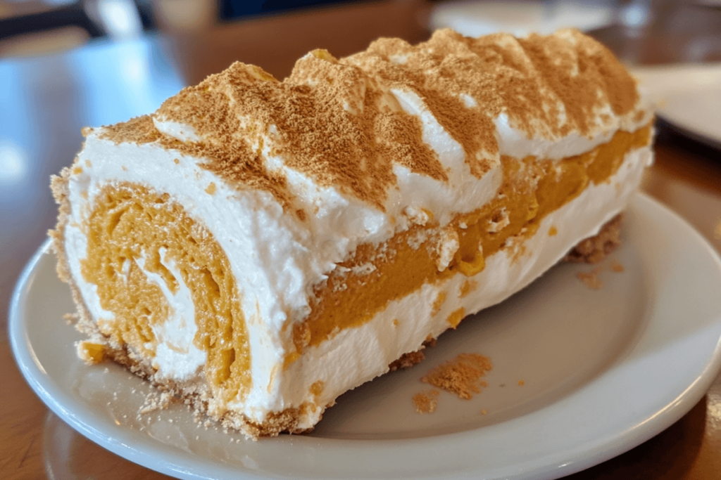 pumpkin cheesecake roll