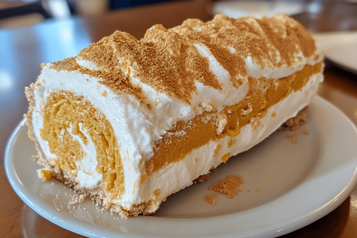 pumpkin cheesecake roll