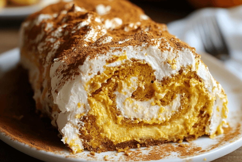 pumpkin cheesecake roll 