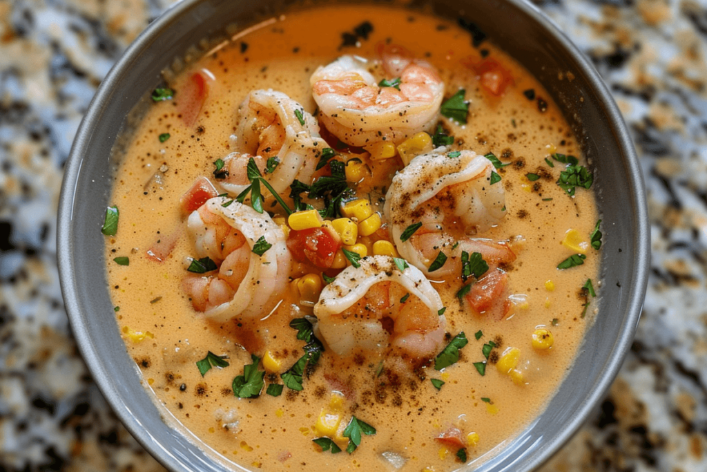 shrimp and corn bisque